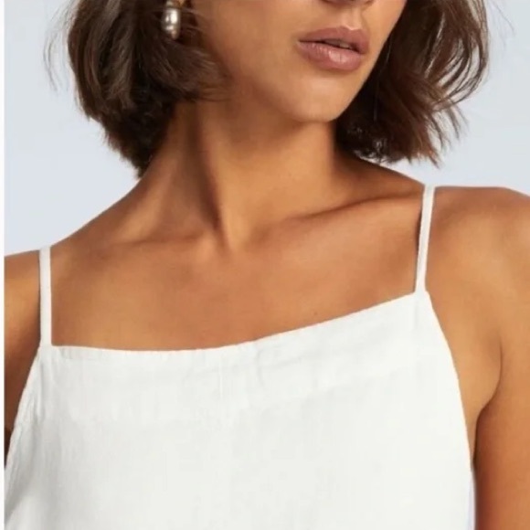 Everlane white linen dress - Picture 3 of 8